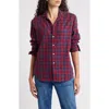 Frank & Eileen Eileen Relaxed Button-up Shirt In Purple