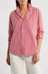 Frank & Eileen Eileen Relaxed Button-up Shirt In Red