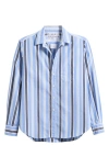 Frank & Eileen Eileen Relaxed Button-up Shirt In Blue