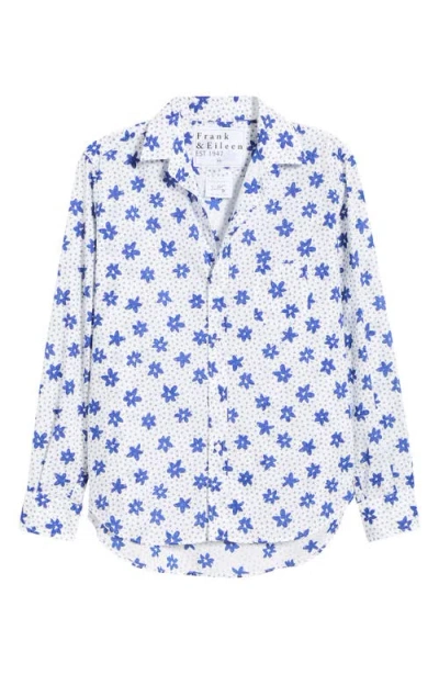 Frank & Eileen Eileen Relaxed Button-up Shirt In Blue