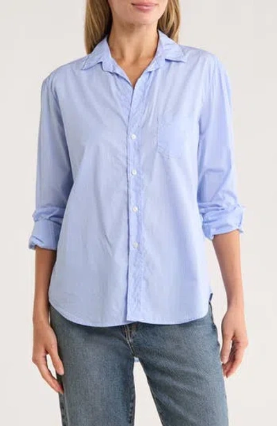 Frank & Eileen Eileen Relaxed Fit Cotton Button-up Shirt In Blue