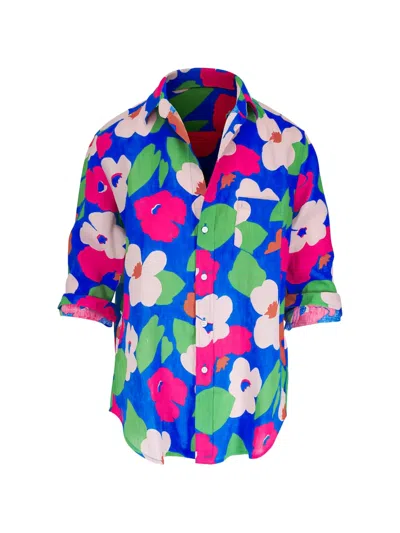 Frank & Eileen Floral-print Eileen Shirt In Multi