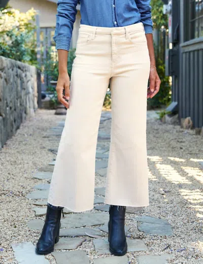 Frank & Eileen Galway Wide-leg Jean In Almond In Nude