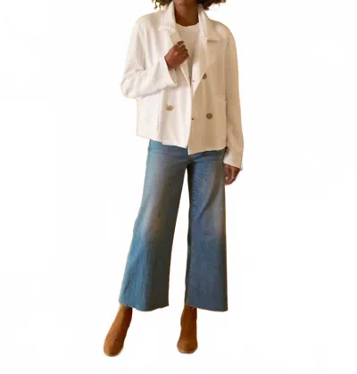 Frank & Eileen Galway Wide-leg Jeans In Light Wash Indigo In Neutral