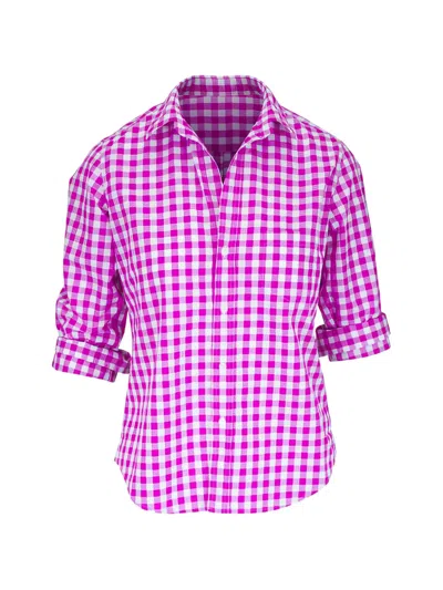 Frank & Eileen Gingham Shirt In Pink