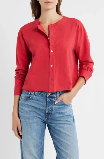 Frank & Eileen Jackie Cardigan In Red