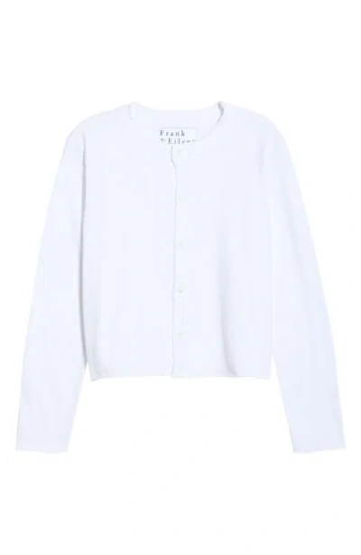 Frank & Eileen Jackie Cardigan In White