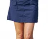 Frank & Eileen Jameson Mini Skirt In Summer Navy In Blue