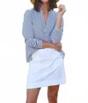 Frank & Eileen Jameson Mini Skirt In White In White