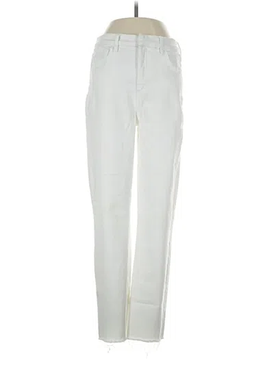 Pre-owned Frank & Eileen Jeans In Ivory