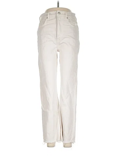 Pre-owned Frank & Eileen Jeans In Ivory