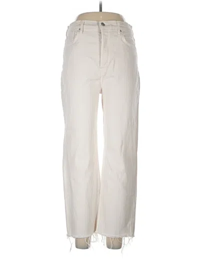 Pre-owned Frank & Eileen Jeans In Ivory
