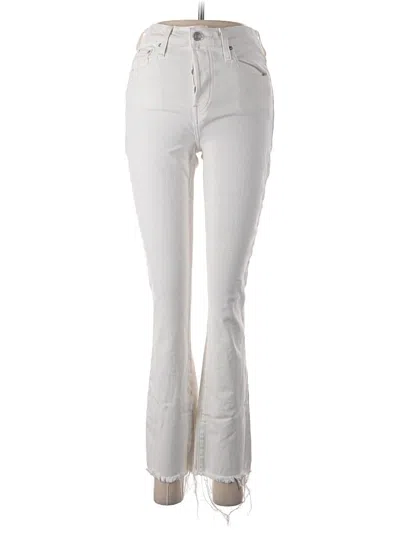 Pre-owned Frank & Eileen Jeans In White