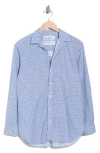 Frank & Eileen Joedy Boyfriend Button-up Shirt In Blue