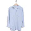 Frank & Eileen Joedy Boyfriend Button-up Shirt In Blue