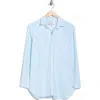 Frank & Eileen Joedy Boyfriend Button-up Shirt In Blue