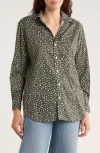 Frank & Eileen Joedy Boyfriend Button-up Shirt In Brown
