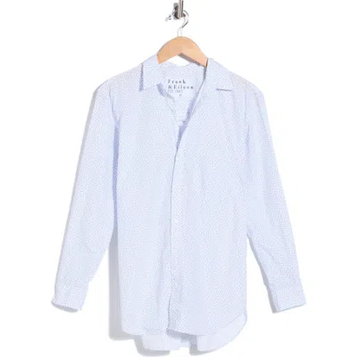 Frank & Eileen Joedy Boyfriend Button-up Shirt In Blue