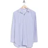 Frank & Eileen Joedy Boyfriend Cotton Button-up Shirt In Blue