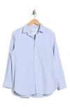 Frank & Eileen Joedy Cotton Button-up Shirt In Blue