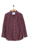 Frank & Eileen Joedy Cotton Button-up Shirt In Red