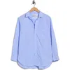 Frank & Eileen Joedy Relaxed Fit Stripe Button-up Shirt In Blue