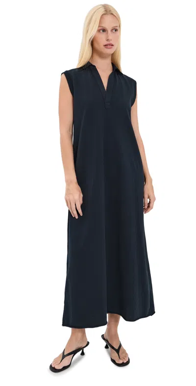 Frank & Eileen Lily Sleevless Polo Dress British Royal Navy In Blue