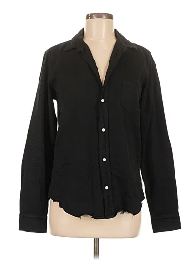Pre-owned Frank & Eileen Long Sleeve Button Down Shirt In Black