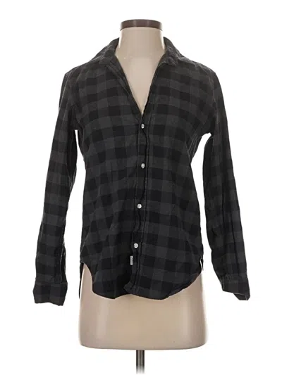 Pre-owned Frank & Eileen Long Sleeve Button Down Shirt In Black