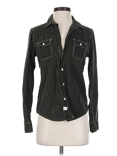 Pre-owned Frank & Eileen Long Sleeve Button Down Shirt In Black