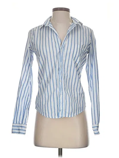Pre-owned Frank & Eileen Long Sleeve Button Down Shirt In Blue