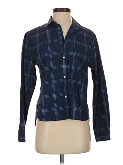 Pre-owned Frank & Eileen Long Sleeve Button Down Shirt In Blue