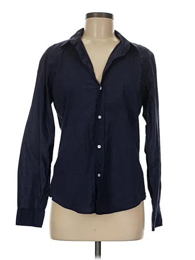 Pre-owned Frank & Eileen Long Sleeve Button Down Shirt In Blue