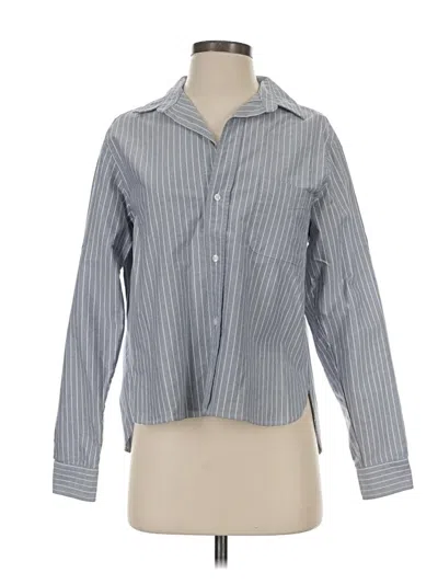 Pre-owned Frank & Eileen Long Sleeve Button Down Shirt In Blue