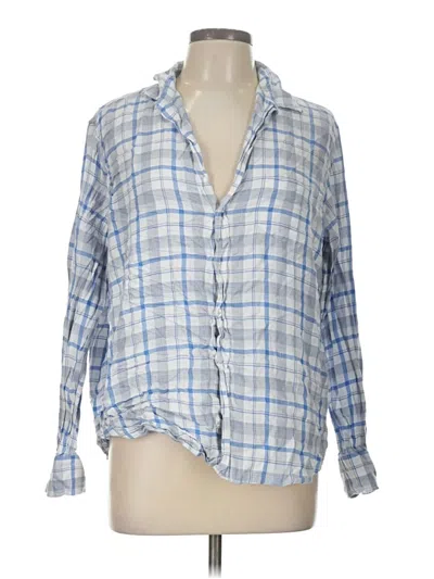Pre-owned Frank & Eileen Long Sleeve Button Down Shirt In Blue