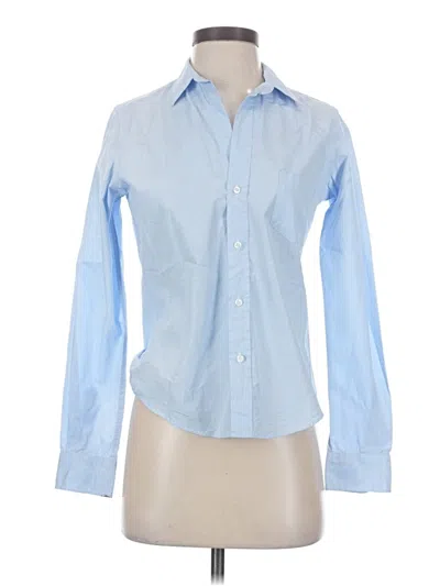 Pre-owned Frank & Eileen Long Sleeve Button Down Shirt In Blue