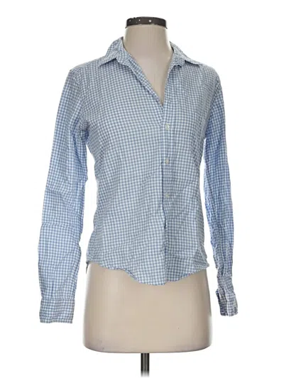 Pre-owned Frank & Eileen Long Sleeve Button Down Shirt In Blue