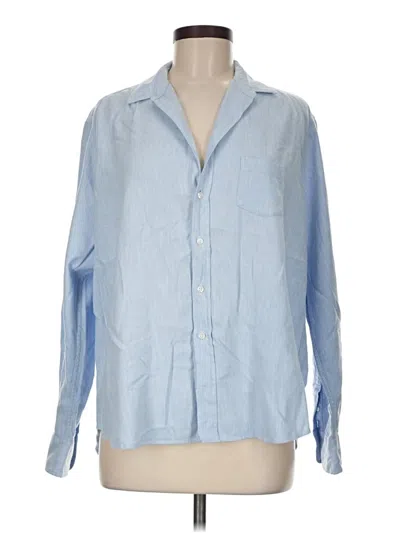 Pre-owned Frank & Eileen Long Sleeve Button Down Shirt In Blue