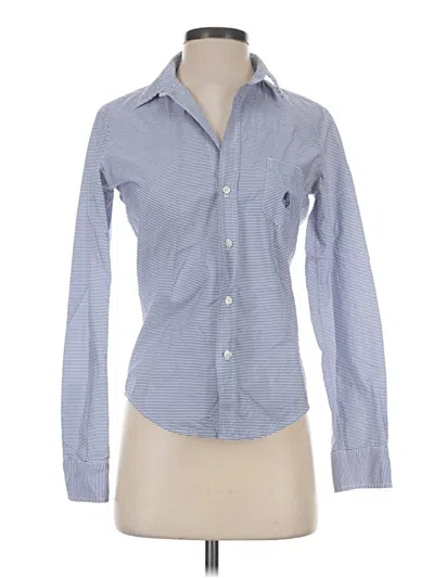 Pre-owned Frank & Eileen Long Sleeve Button Down Shirt In Blue