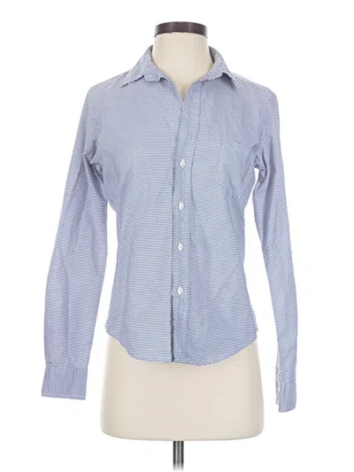 Pre-owned Frank & Eileen Long Sleeve Button Down Shirt In Blue