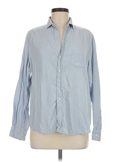 Pre-owned Frank & Eileen Long Sleeve Button Down Shirt In Blue