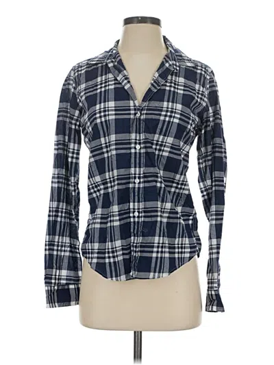 Pre-owned Frank & Eileen Long Sleeve Button Down Shirt In Blue