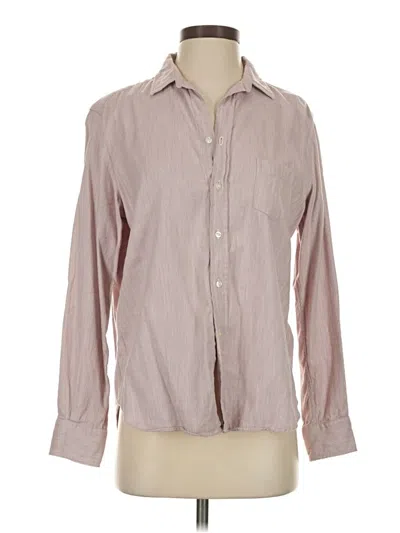 Pre-owned Frank & Eileen Long Sleeve Button Down Shirt In Brown