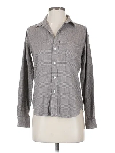 Pre-owned Frank & Eileen Long Sleeve Button Down Shirt In Gray