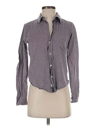 Pre-owned Frank & Eileen Long Sleeve Button Down Shirt In Gray