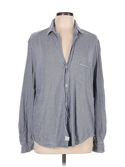 Pre-owned Frank & Eileen Long Sleeve Button Down Shirt In Gray