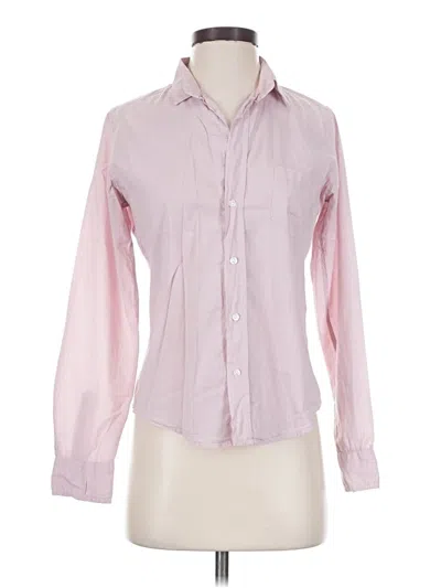 Pre-owned Frank & Eileen Long Sleeve Button Down Shirt In Pink