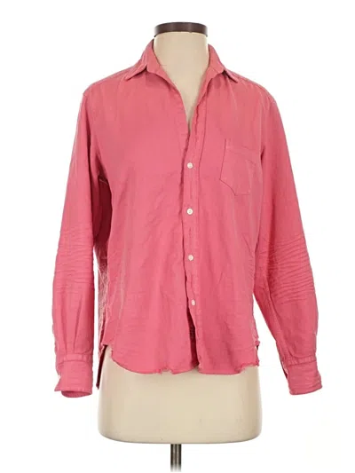 Pre-owned Frank & Eileen Long Sleeve Button Down Shirt In Pink