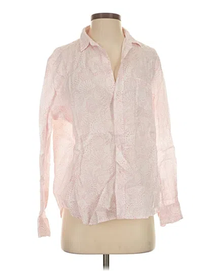 Pre-owned Frank & Eileen Long Sleeve Button Down Shirt In Pink