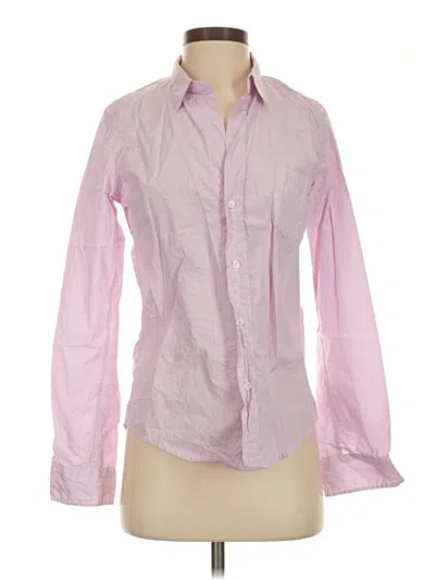 Pre-owned Frank & Eileen Long Sleeve Button Down Shirt In Pink